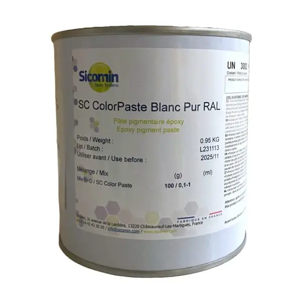 EPOXY PIGMENT WHITE RAL9010 0.95 KG
