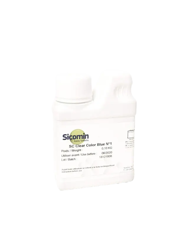 EPOKSI PIGMENTTI SININEN LÄPIKUULTAVA 0,1 KG 