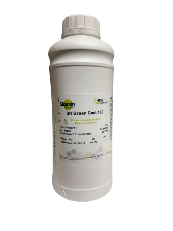 EPOXY GREENCAST 160 CLEAR CASTING RESIN 1 KG