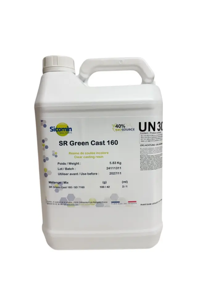 EPOKSI GREENCAST 160 KIRKAS VALUHARTSI 5,83 KG