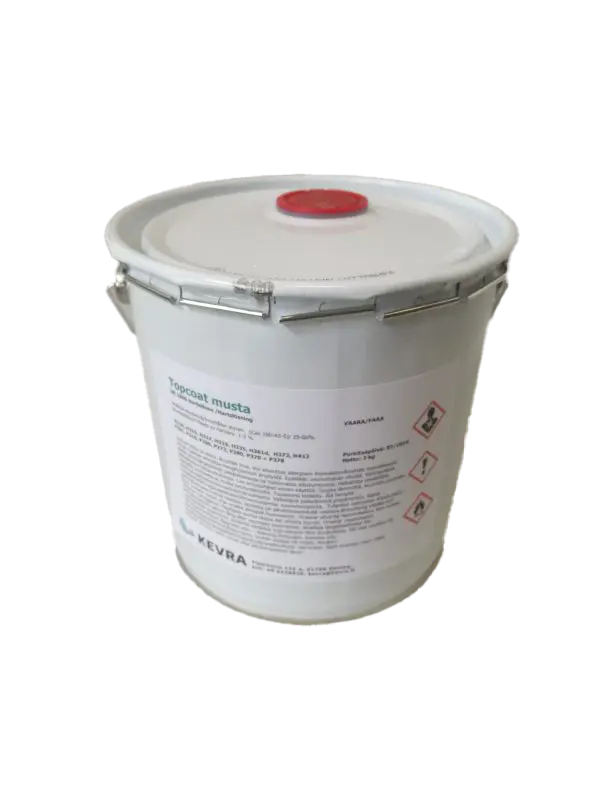 TOPCOAT MUSTA 3 KG 9005