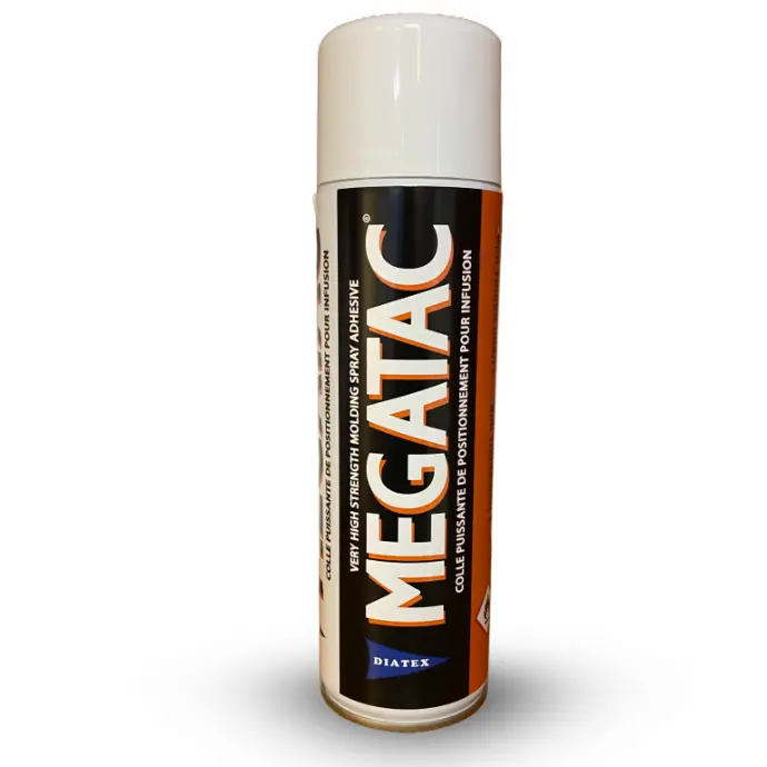 SPRAY ADHESIVE MEGATAC 500ML CLEAR SUPER HIGH STRENGTH