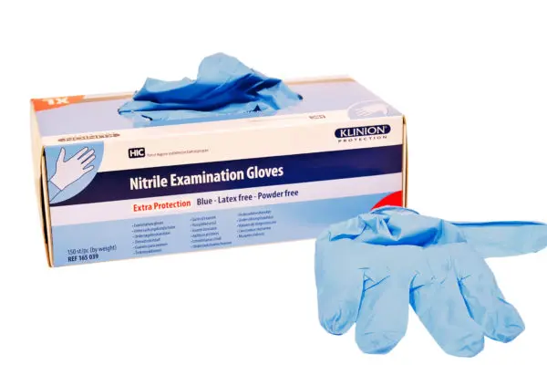 Protective Nitrile Gloves, 1 Pair Powder-Free, Sizes M, L and XL