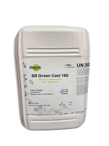 [11221] EPOKSI GREENCAST 160 KIRKAS VALUHARTSI 23,4 KG 