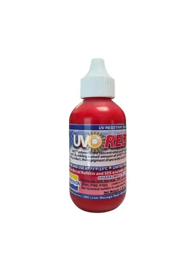 [11299] PIGMENTTI UVO RED 86 G EPOKSILLE, URETAANILLE