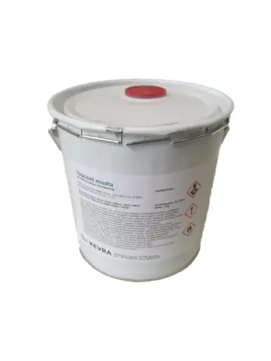 [15027] TOPCOAT MUSTA 3 KG 9005