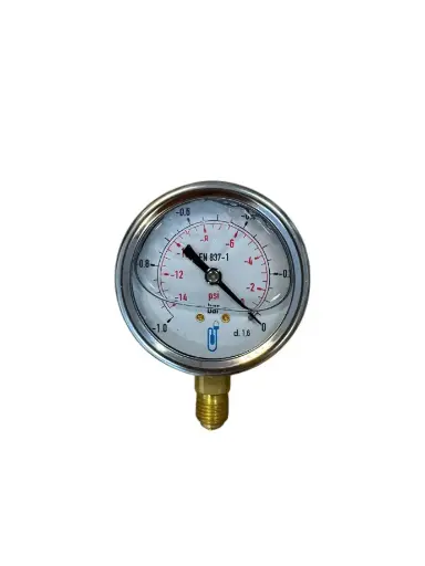 [63001] VACUUM GAUGE 1/4 M 63 MM ACVACU63-1/4M, DIAMETER 63 MM, MAX +60°C