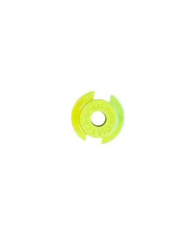 [63031] LÄPIVIENTILIITIN SPIRAALILLE 12MM PUTKELLE, KELT. ACIGSPIR12-14/PLUG12, 50 KPL/PUSSI