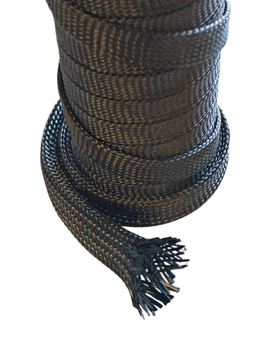 [23005-10] CARBON FIBER BRAID 25 MM 34 g/m 6K